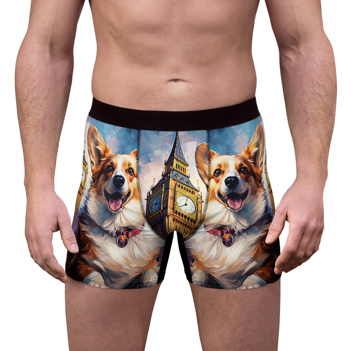 Corgi and Ben Boxer Briefs