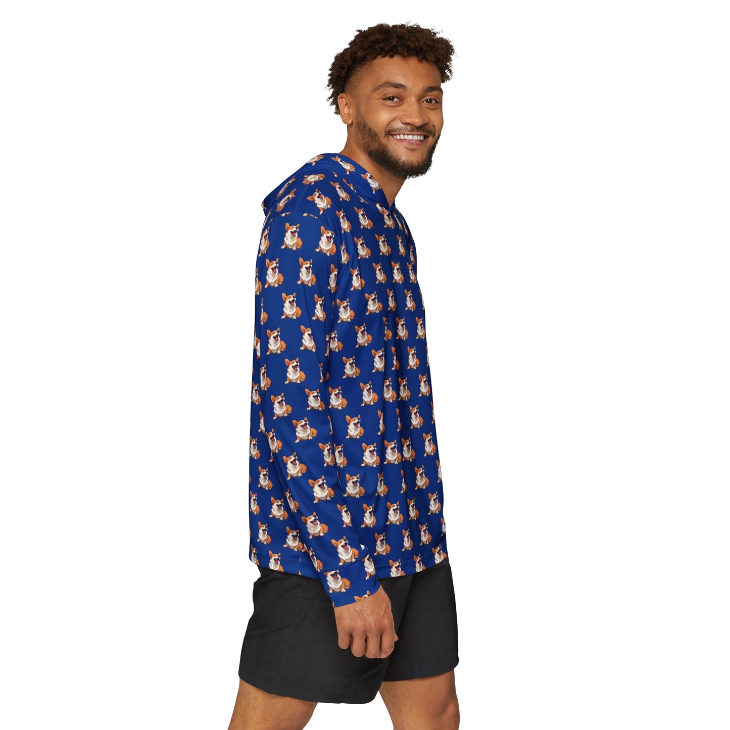 Comical Corgi Mosaic - Warmup Hoodie