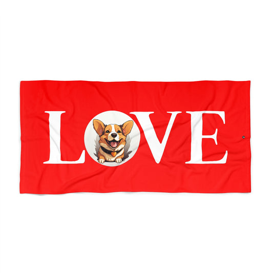 Love More Beach Towel
