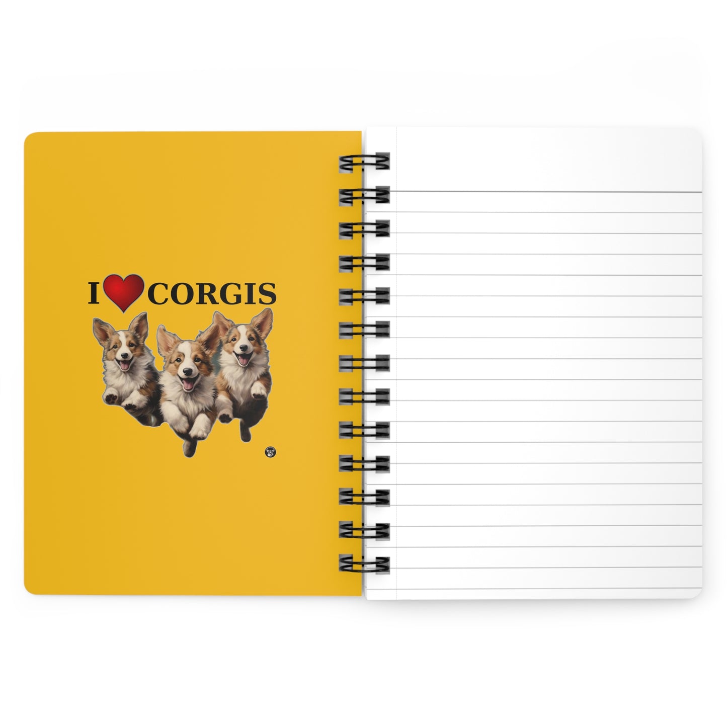 I Heart Corgis - Spiral Bound Notebook