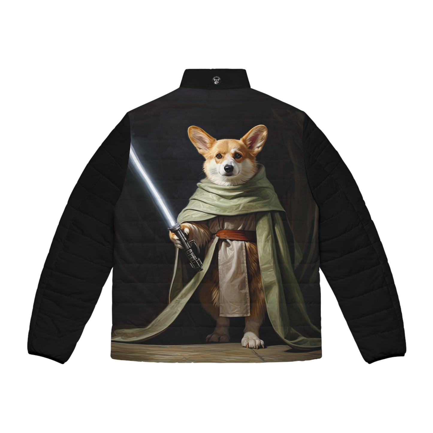 Jedi Corgi Puffer Jacket