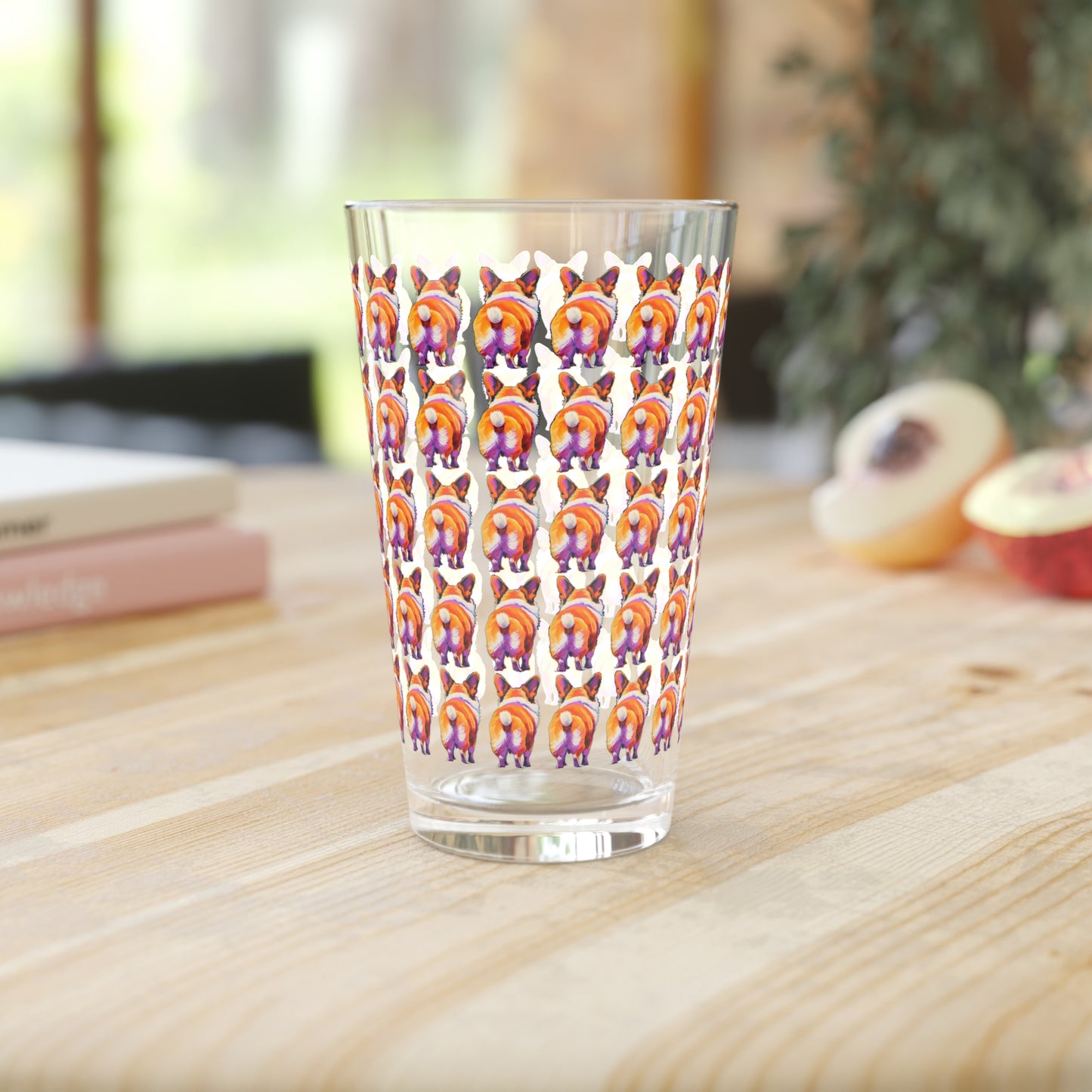 Corgi Butt Mosaic - Pint Glass