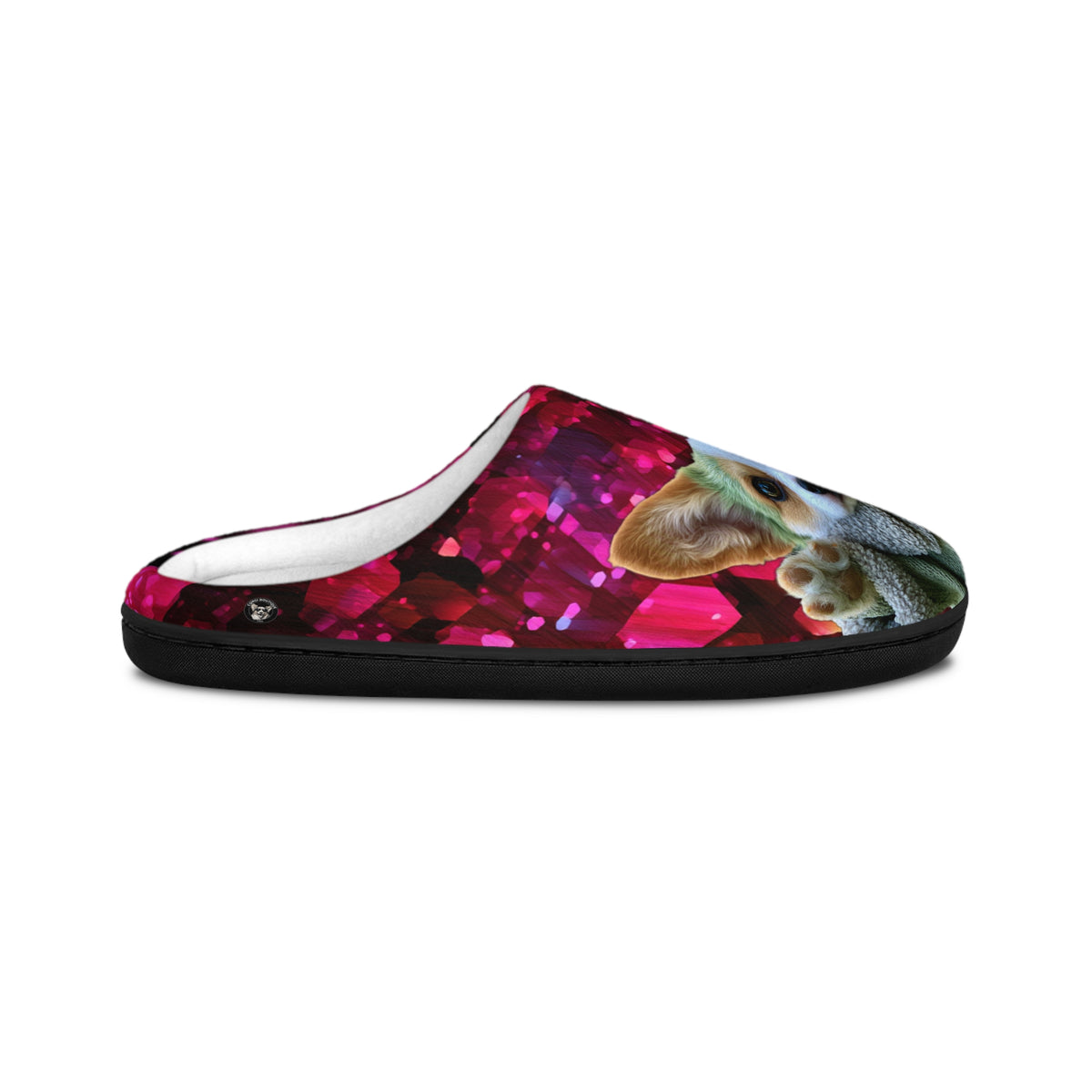 Baby Corgi Star Warrior Women's Slippers — Galaxy Glitter Clogs