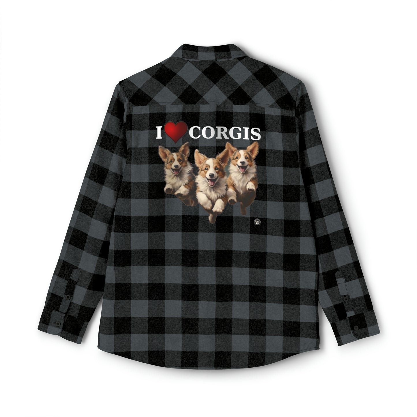 I Heart Corgis - Flannel Shirt