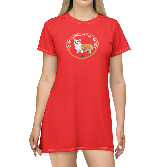 Tiny Legs...Huge Heart - T-Shirt Dress