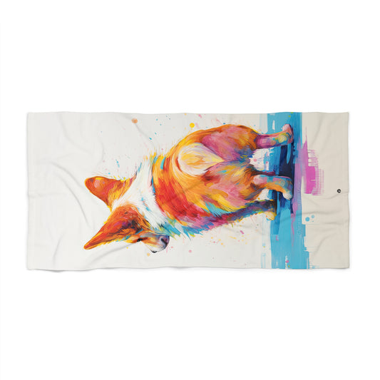 Rump Toast Beach Towel