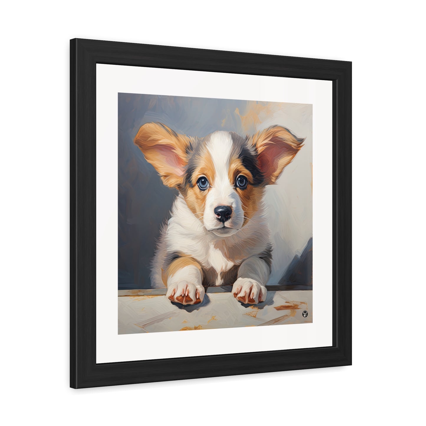 Tableau encadré Portrait de chiot