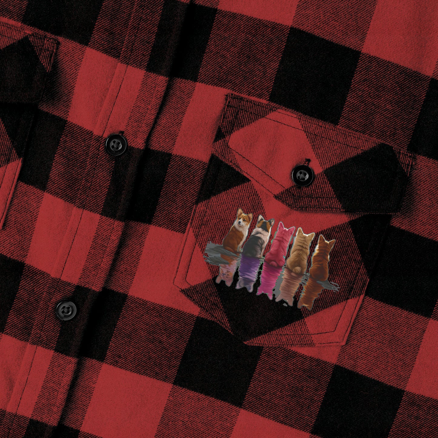 Corgi Lake - Flannel Shirt