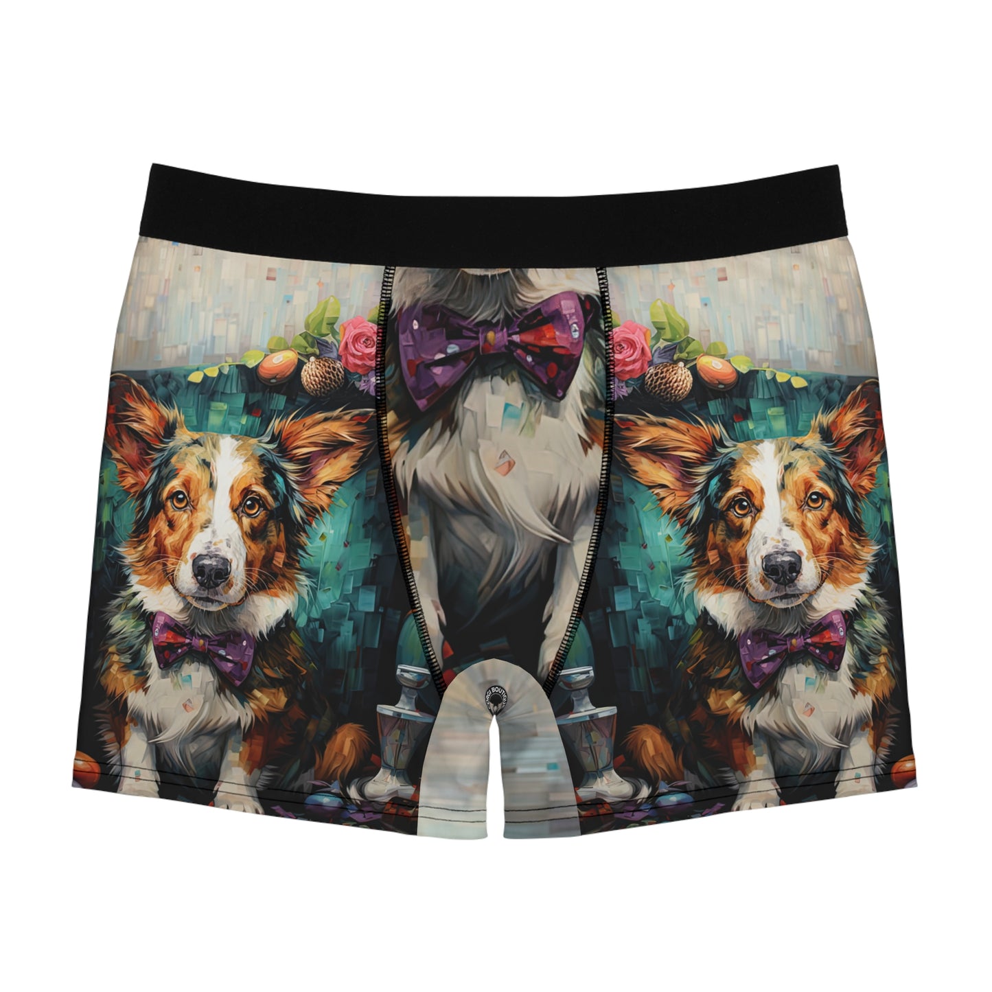 Caleçons à motif Corgi habillés !