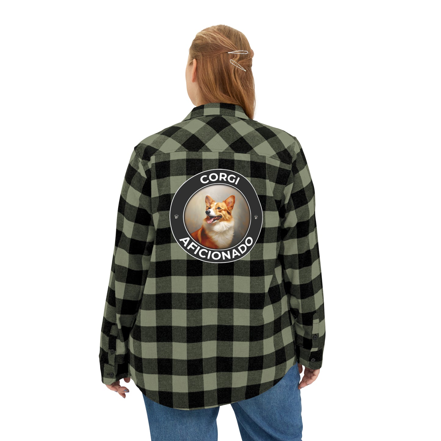 Corgi Aficionado - Flannel Shirt