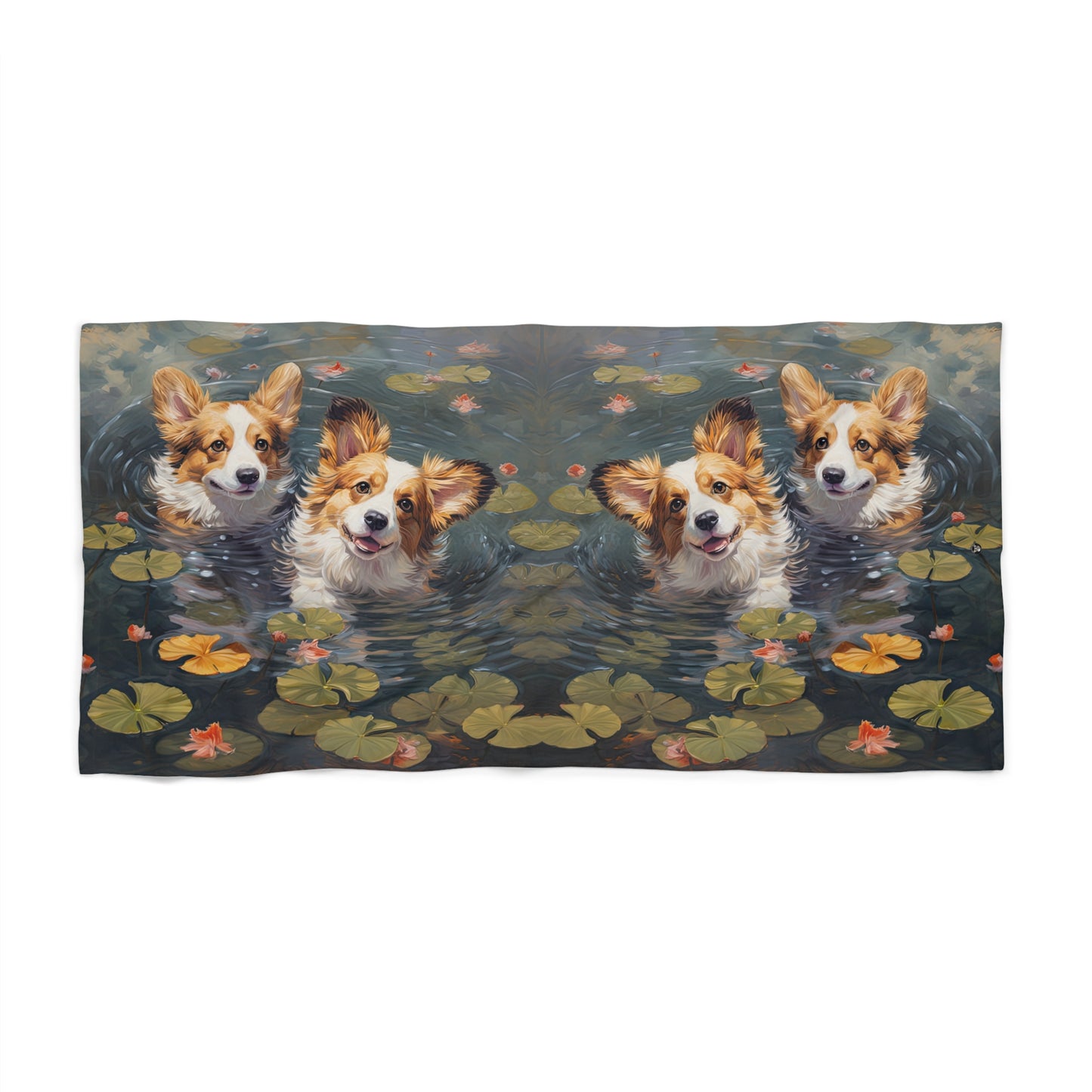 Pond Pups Beach Towel