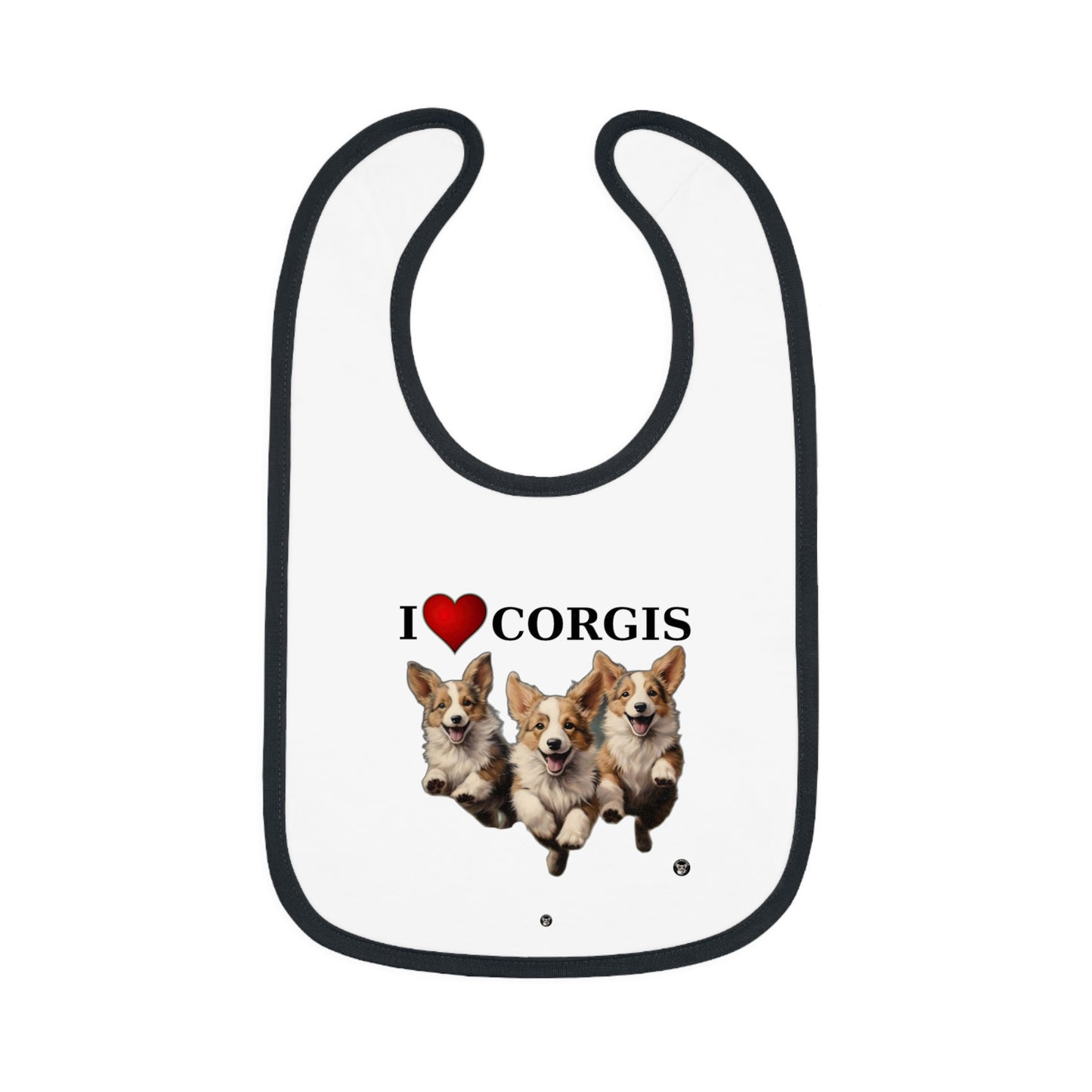 I Heart Corgis - Baby Bib