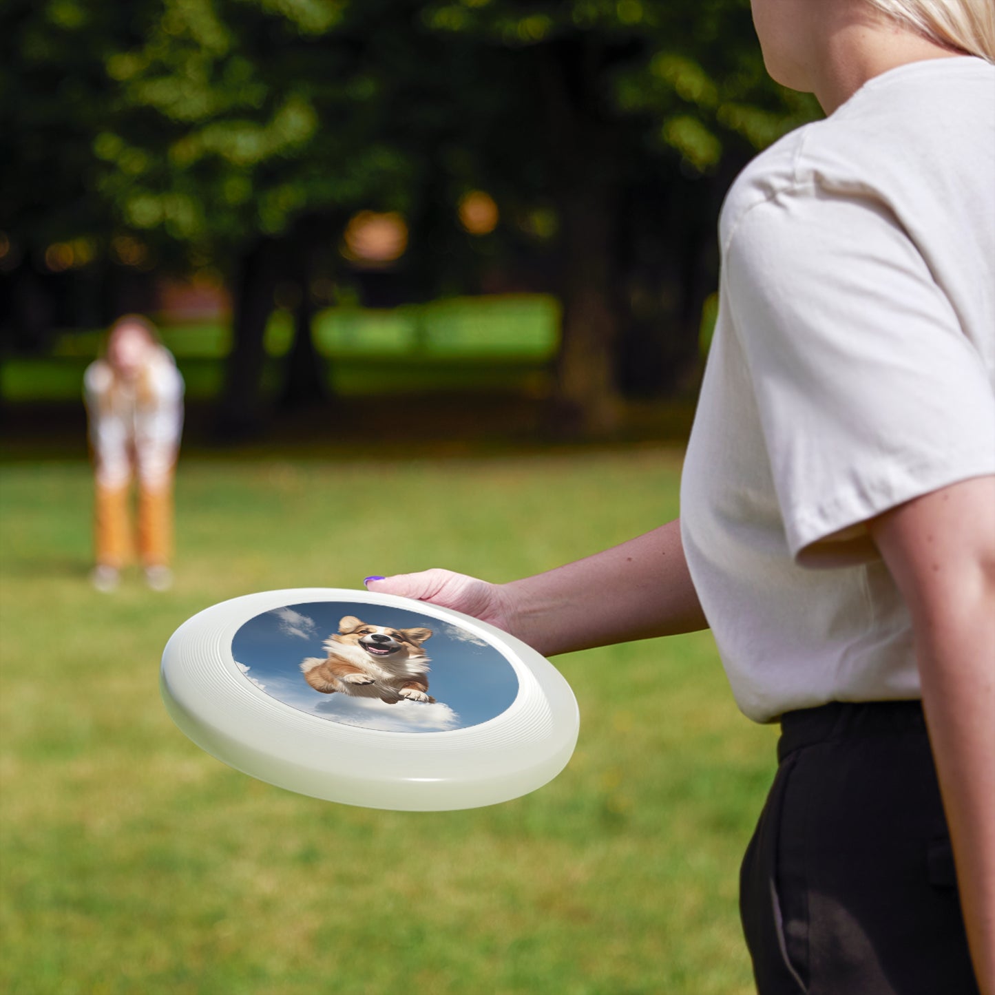Flying Corgi - Wham-O Frisbee