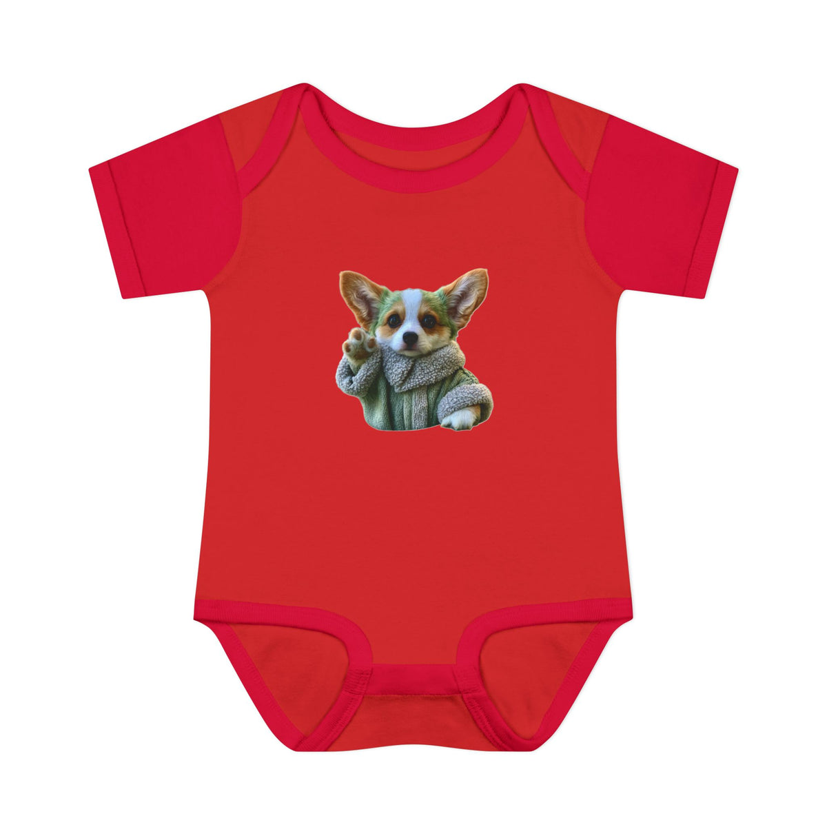 Baby Corgi Star Warrior Infant Bodysuit
