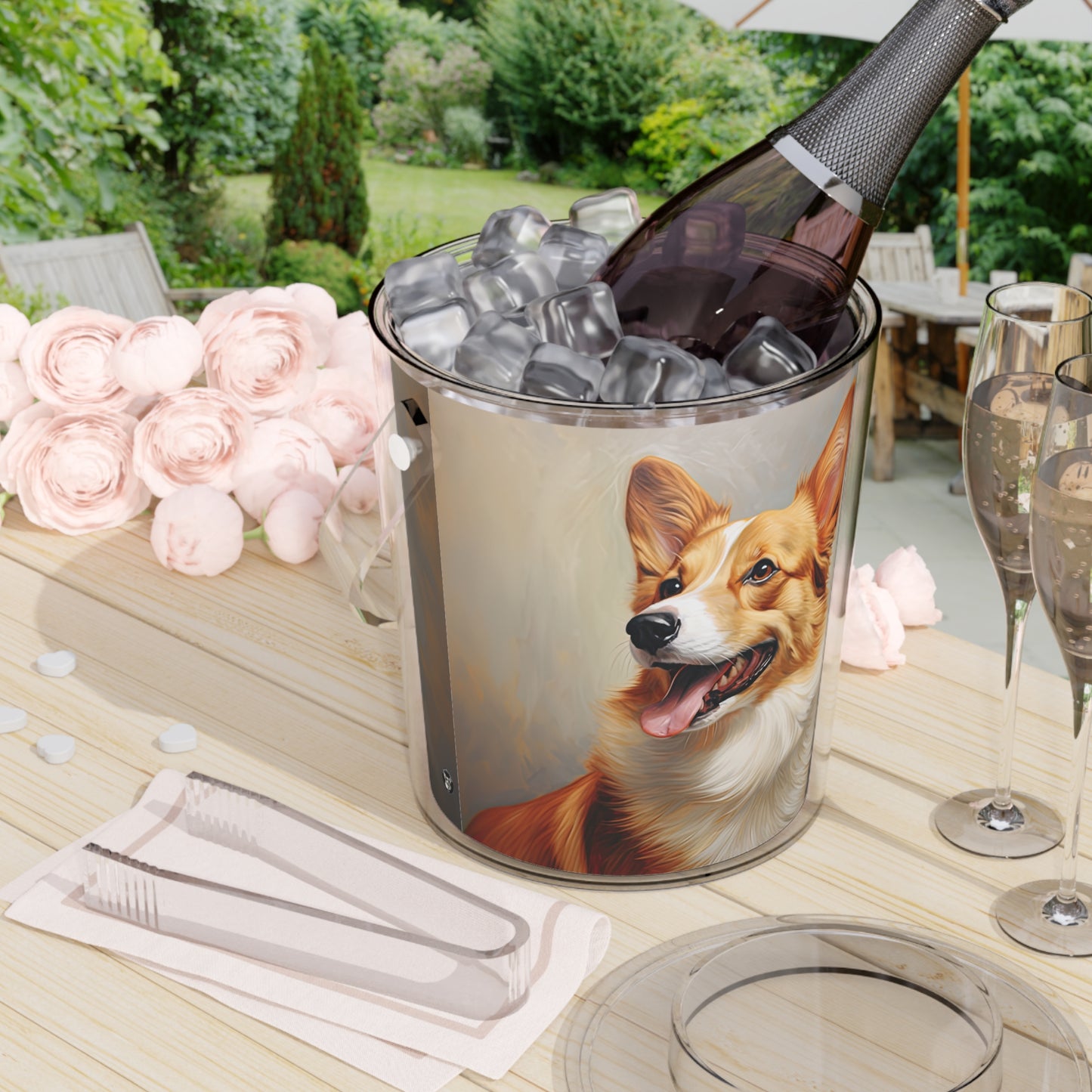 Pembroke Portrait - Ice Bucket with Tongs
