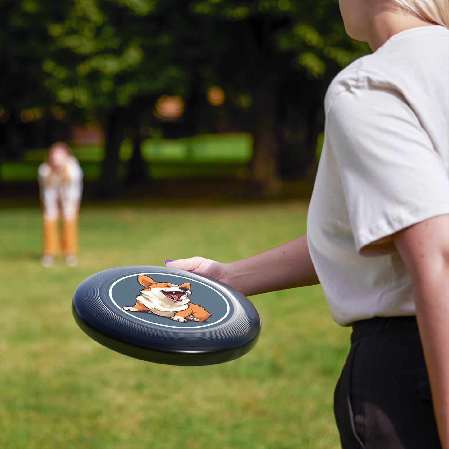 Comical Corgi - Wham-O Frisbee