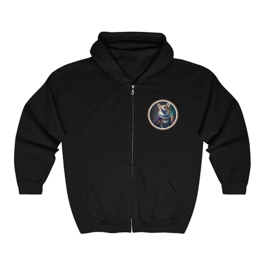Corgi Royalty - Zip Hoodie