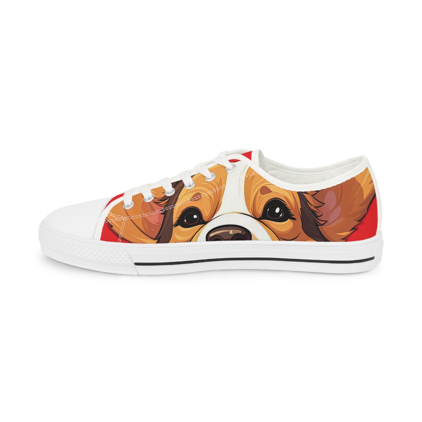 Puppy Love - Men's Low Top Sneakers