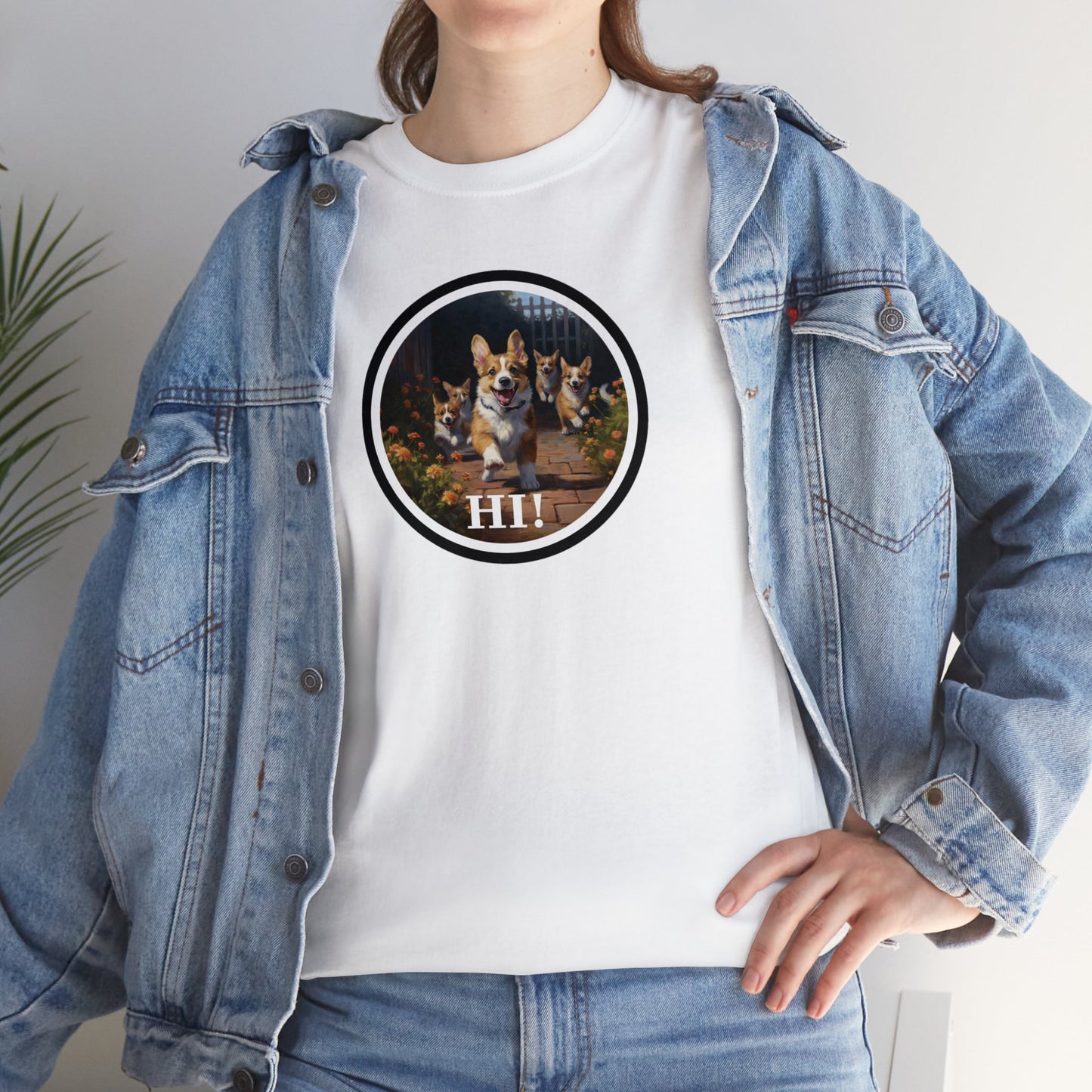 Hi! - Unisex Heavy Cotton Tee