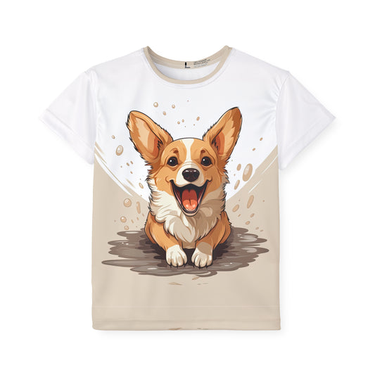 Corgi Cuteness Kid's Sports Tee