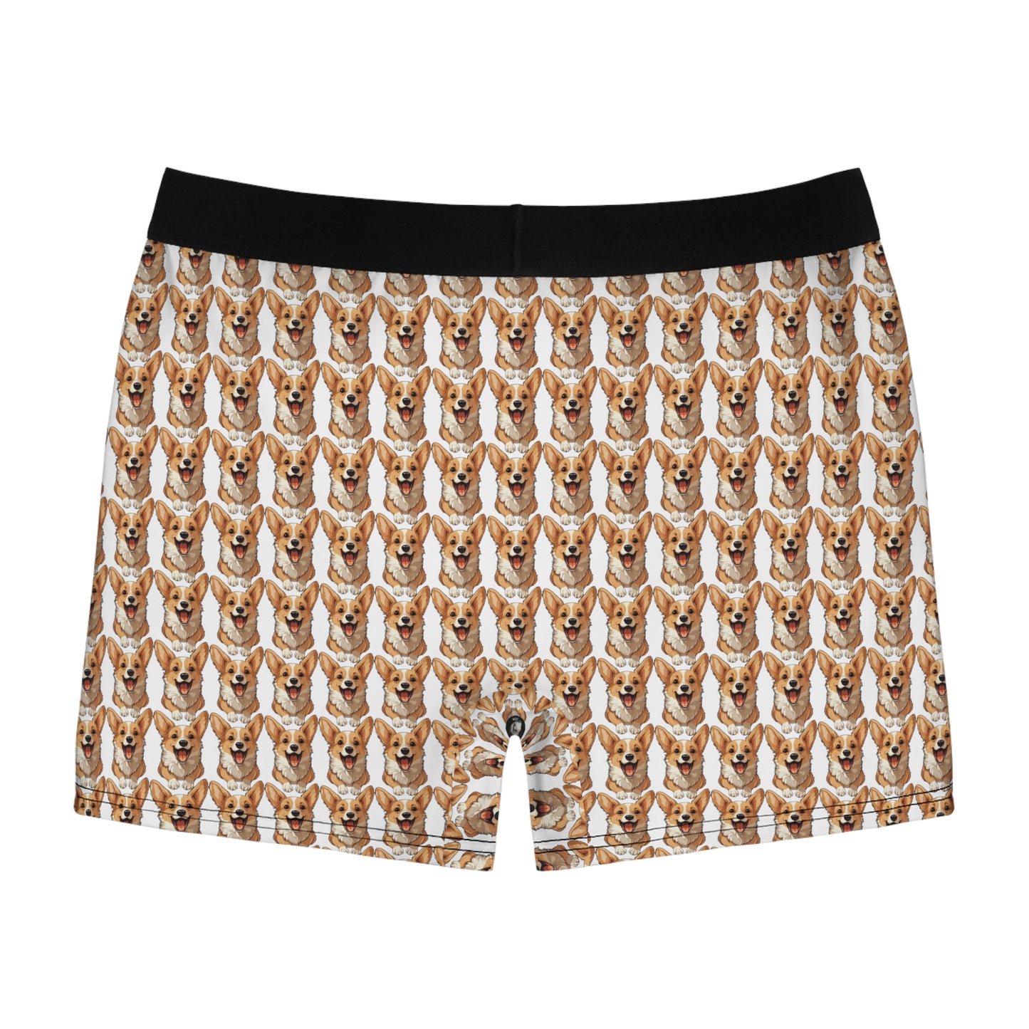 Corgi Cuteness Mosaic Boxer Briefs