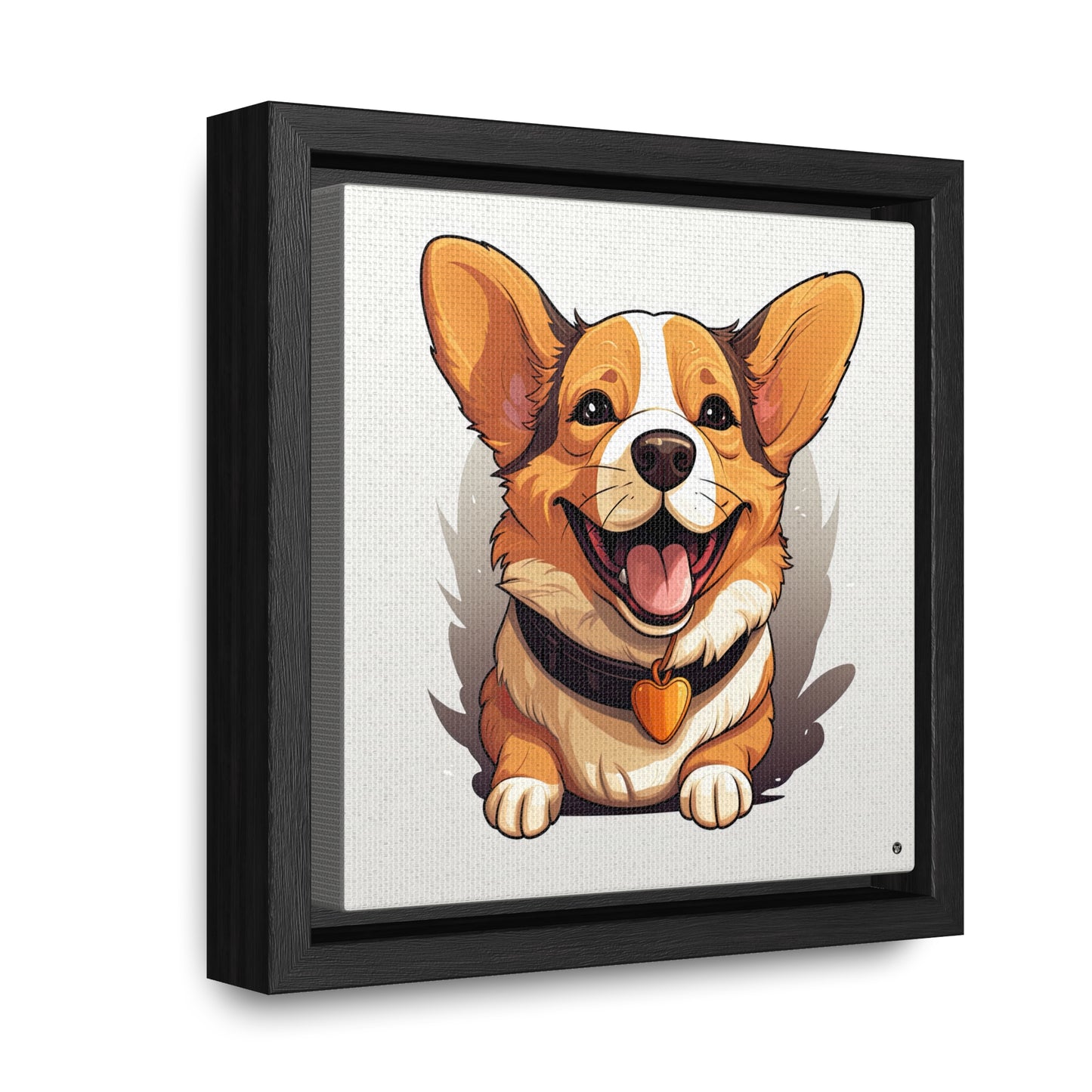 Puppy Love - Framed on Canvas