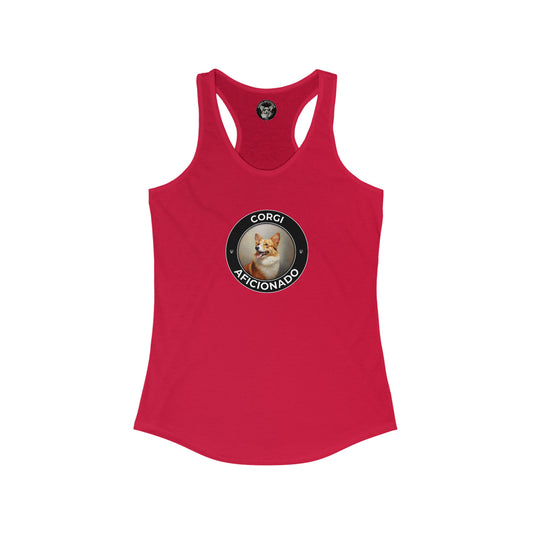 Corgi Aficionado - Racerback Tank