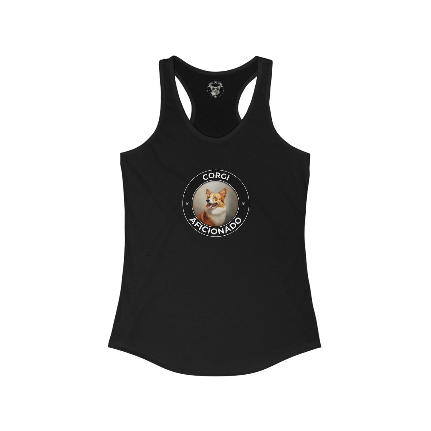 Corgi Aficionado - Racerback Tank