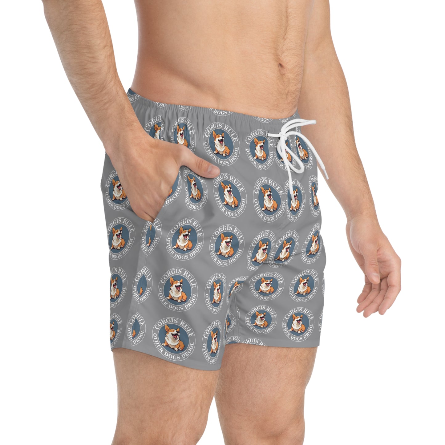 Corgis Rule...Other Dogs Drool - Swim Trunks