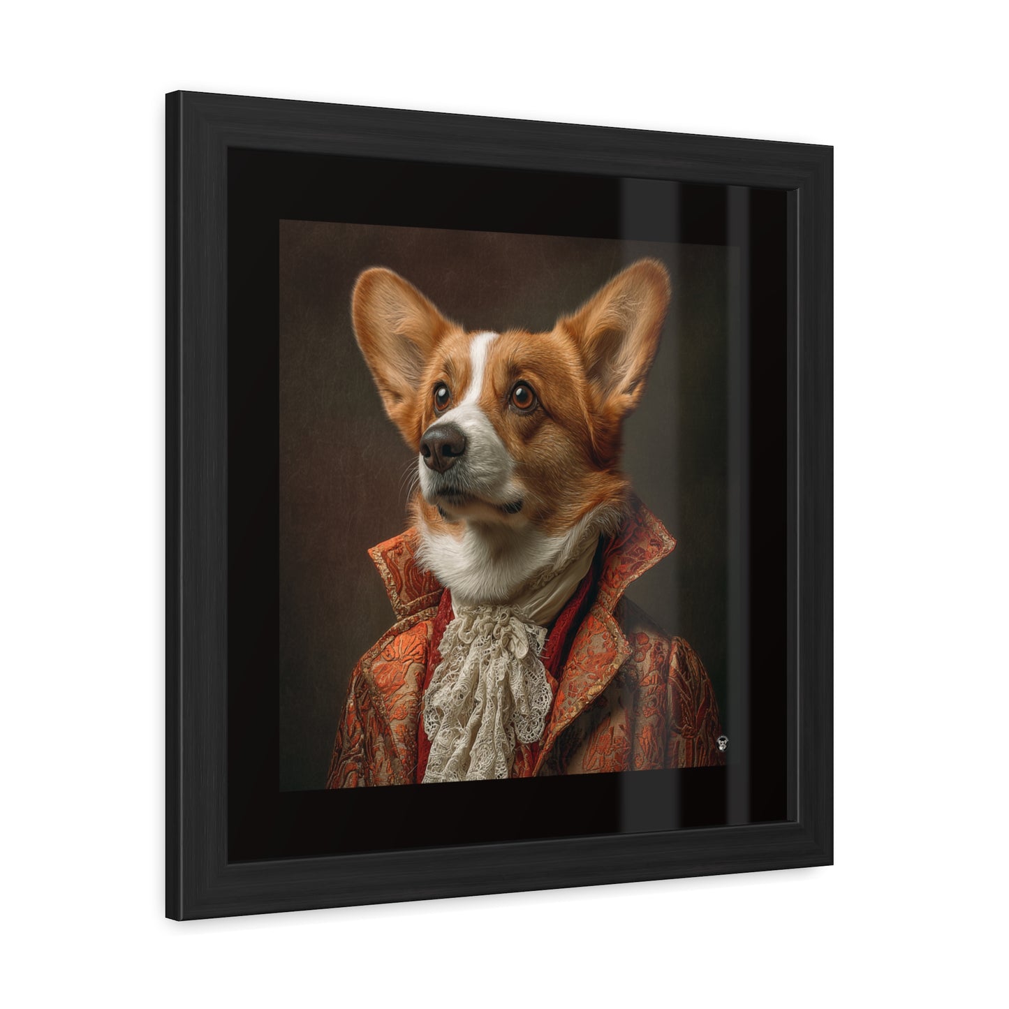 Prince Corgi Framed Print