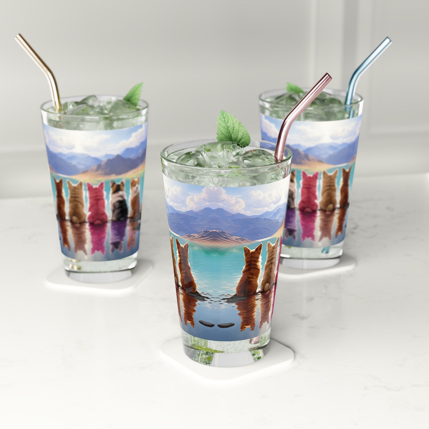 Corgi Lake - Pint Glass
