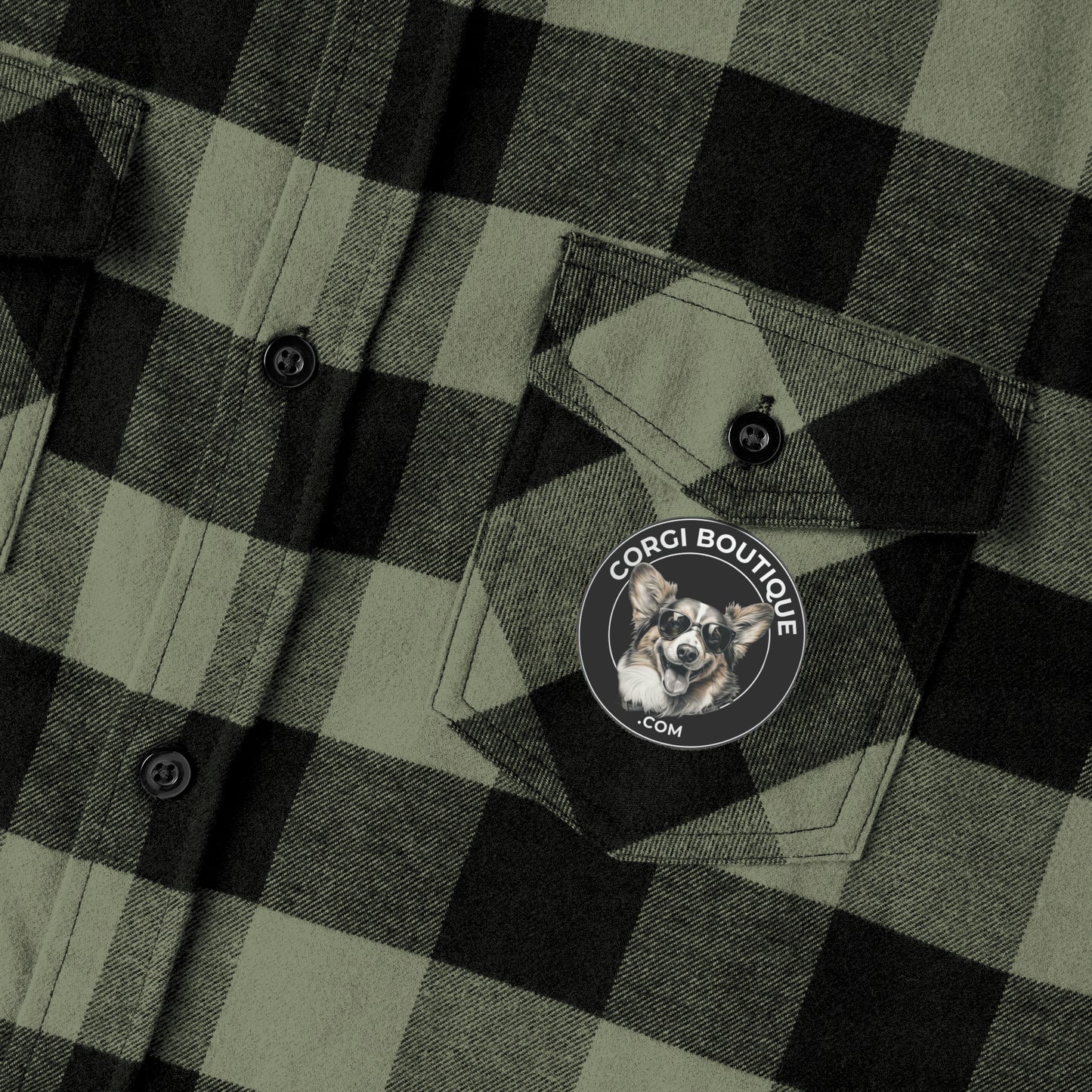 Corgi Boutique - Flannel Shirt
