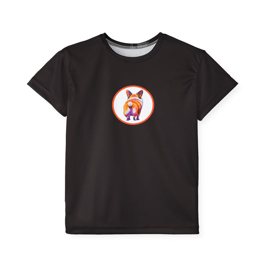 Corgi Butt Kid's Sports Tee