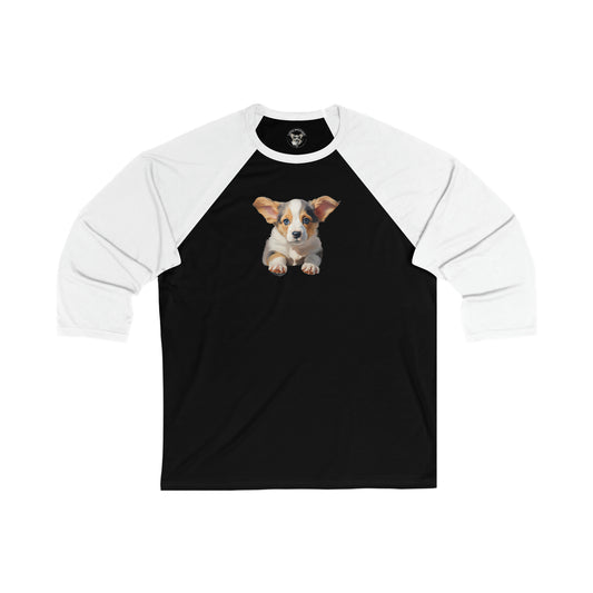 Puppy Portrait - Baseball Shirt
