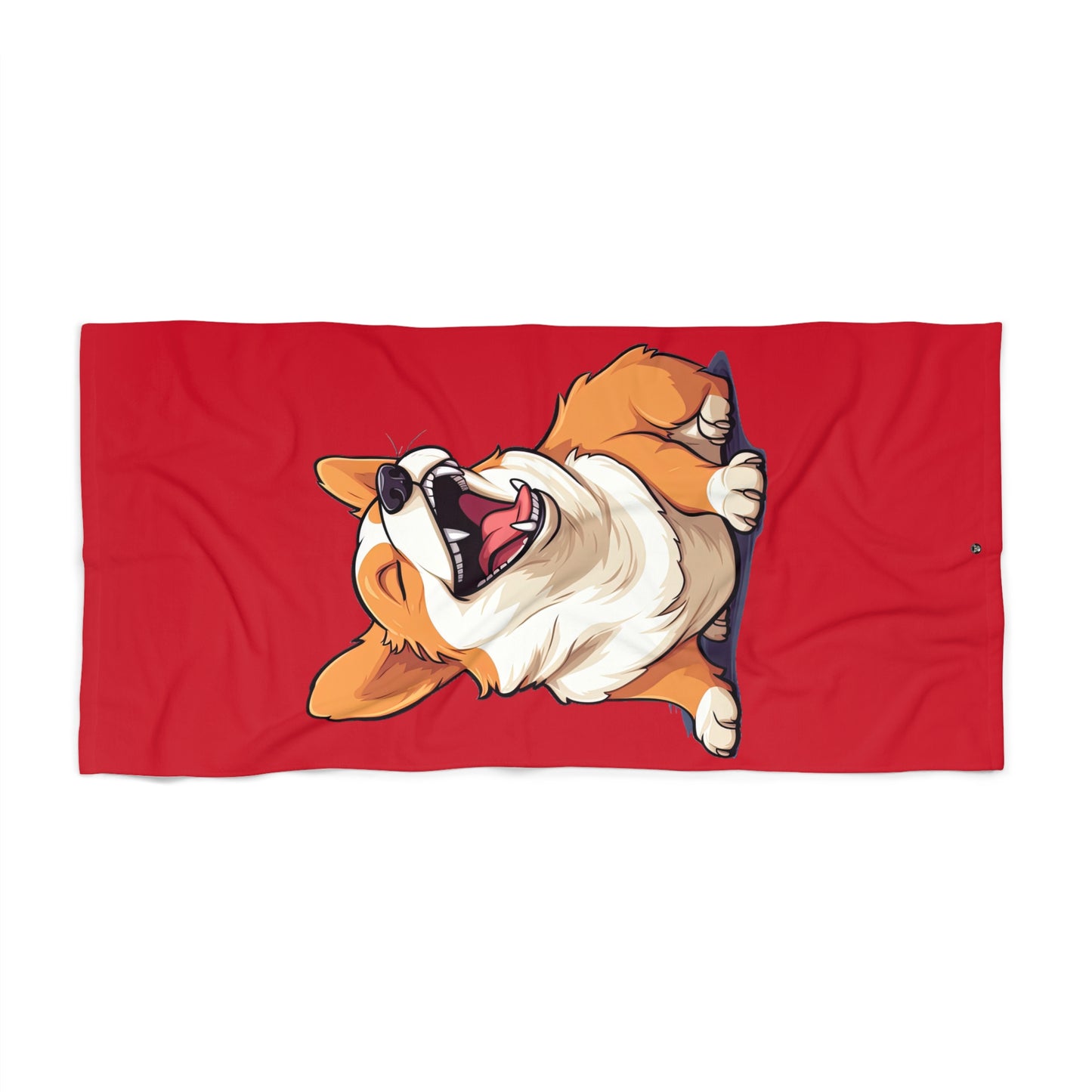 Comical Corgi - Beach Towel