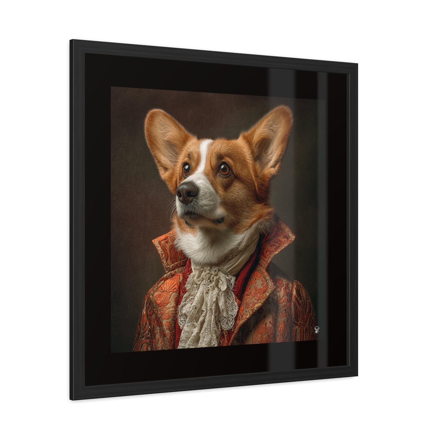 Prince Corgi Framed Print