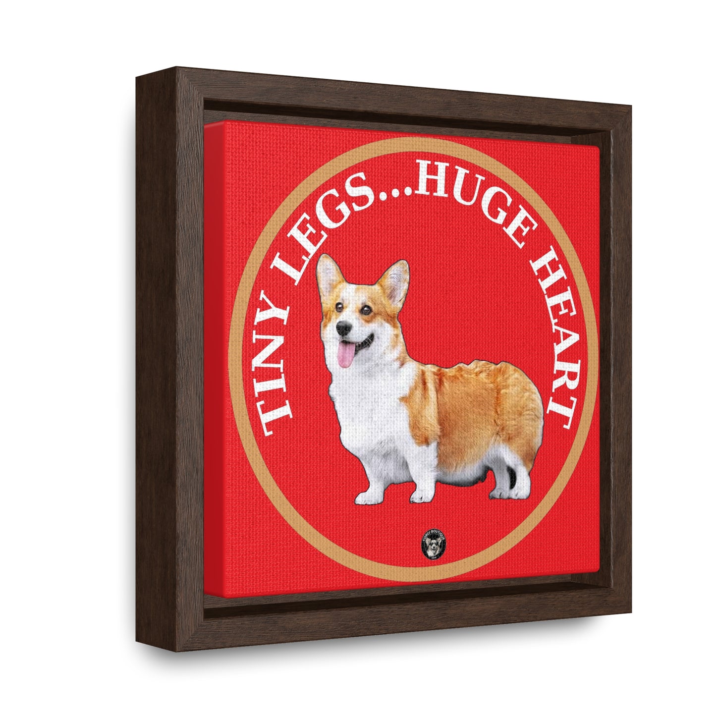 Tiny Legs...Huge Heart - Framed on Canvas