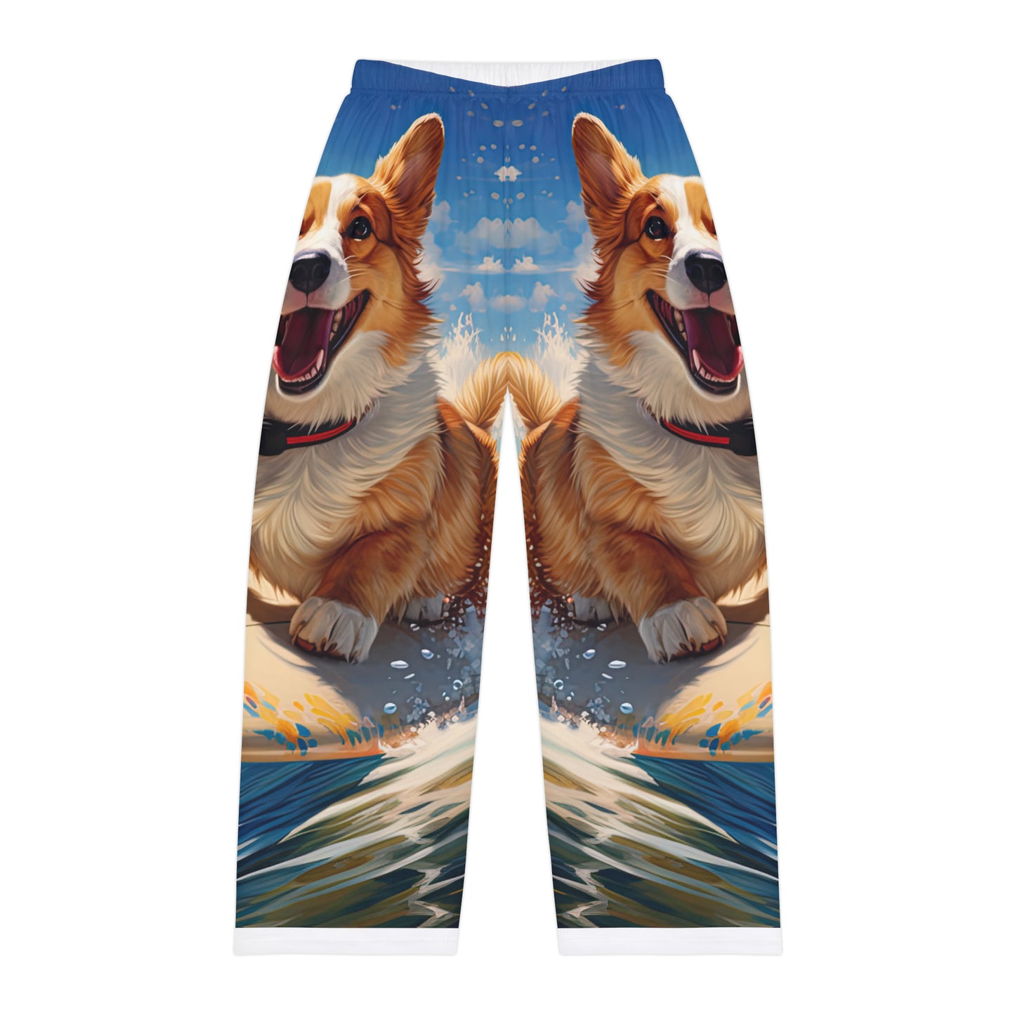 Cowabunga Corgi - Men's Pajama Pants