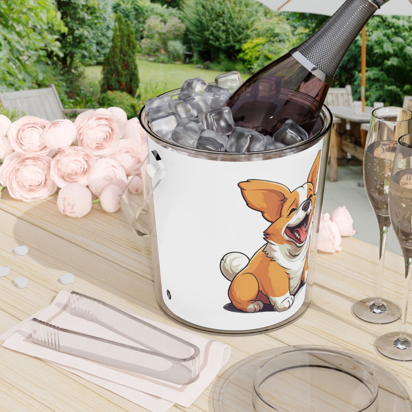 Jolly Jiggler - Ice Bucket with Tongs