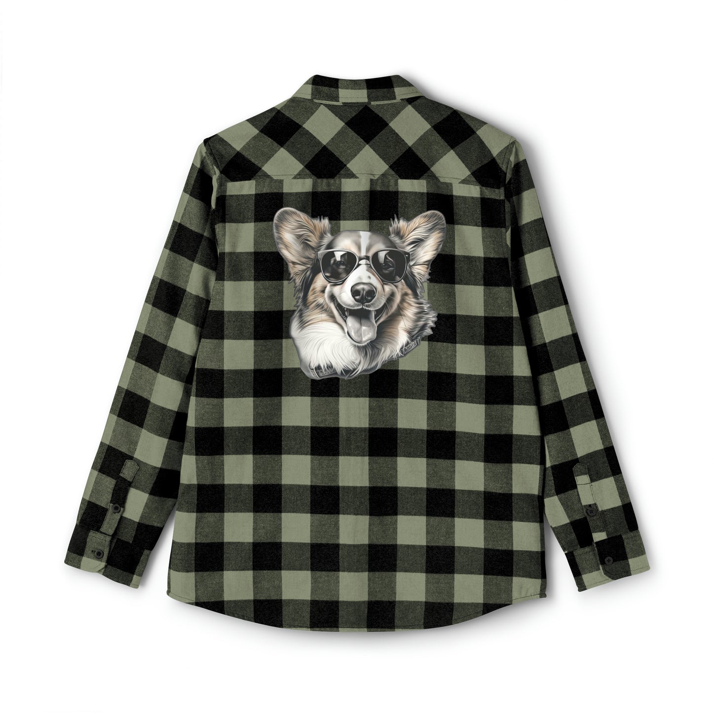 Corgi Cool - Flannel Shirt