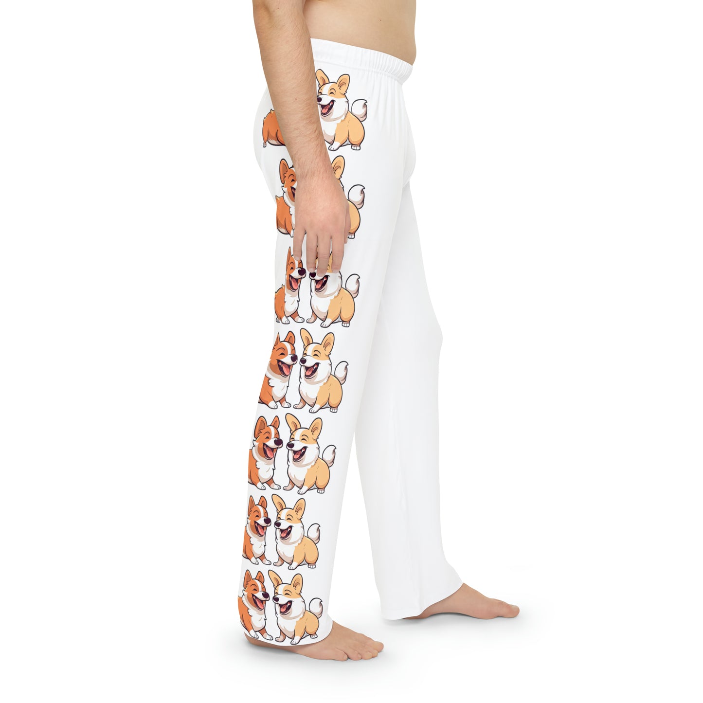 Corgi Couple - Men's Pajama Pants