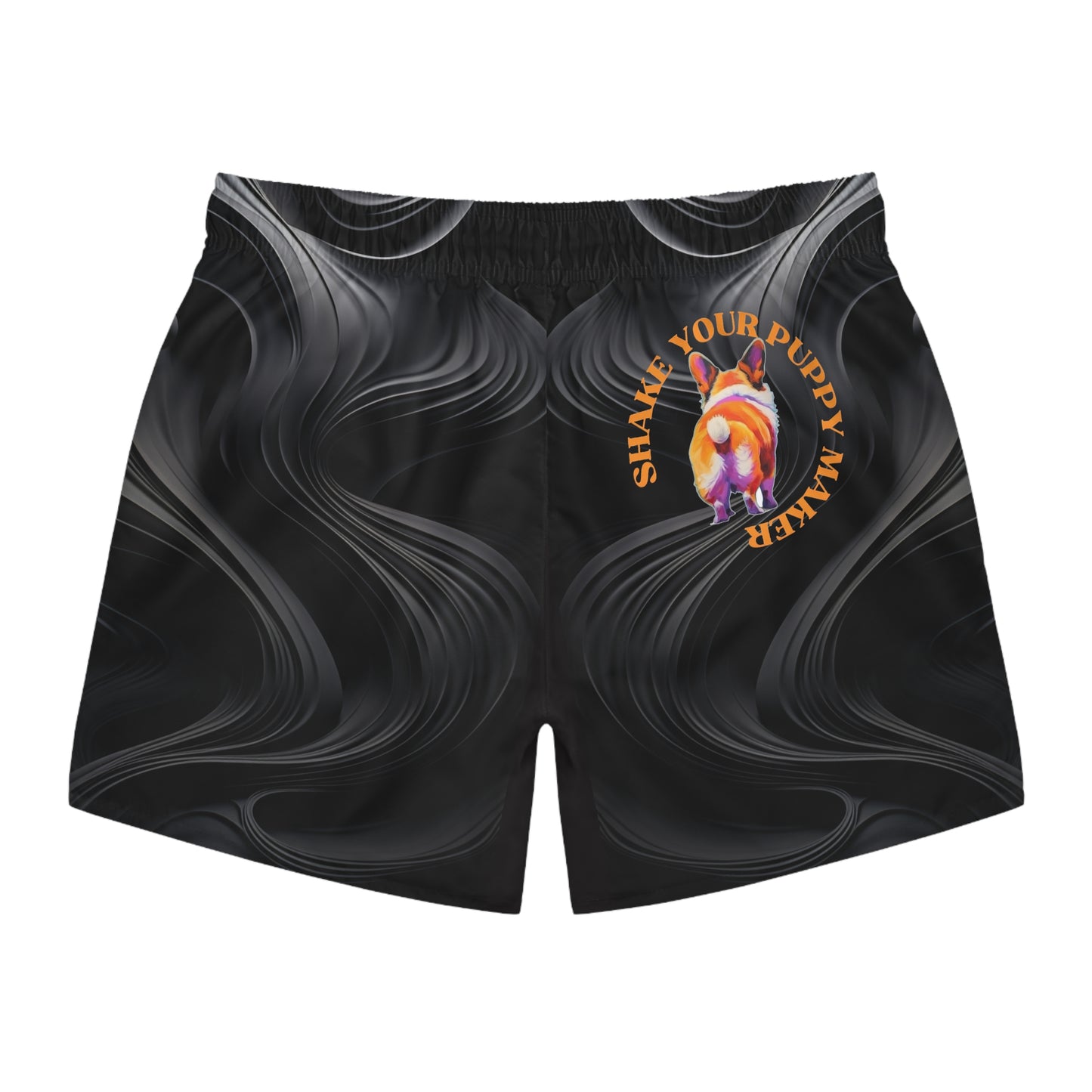 Shake Your Puppy Maker Swim Trunks