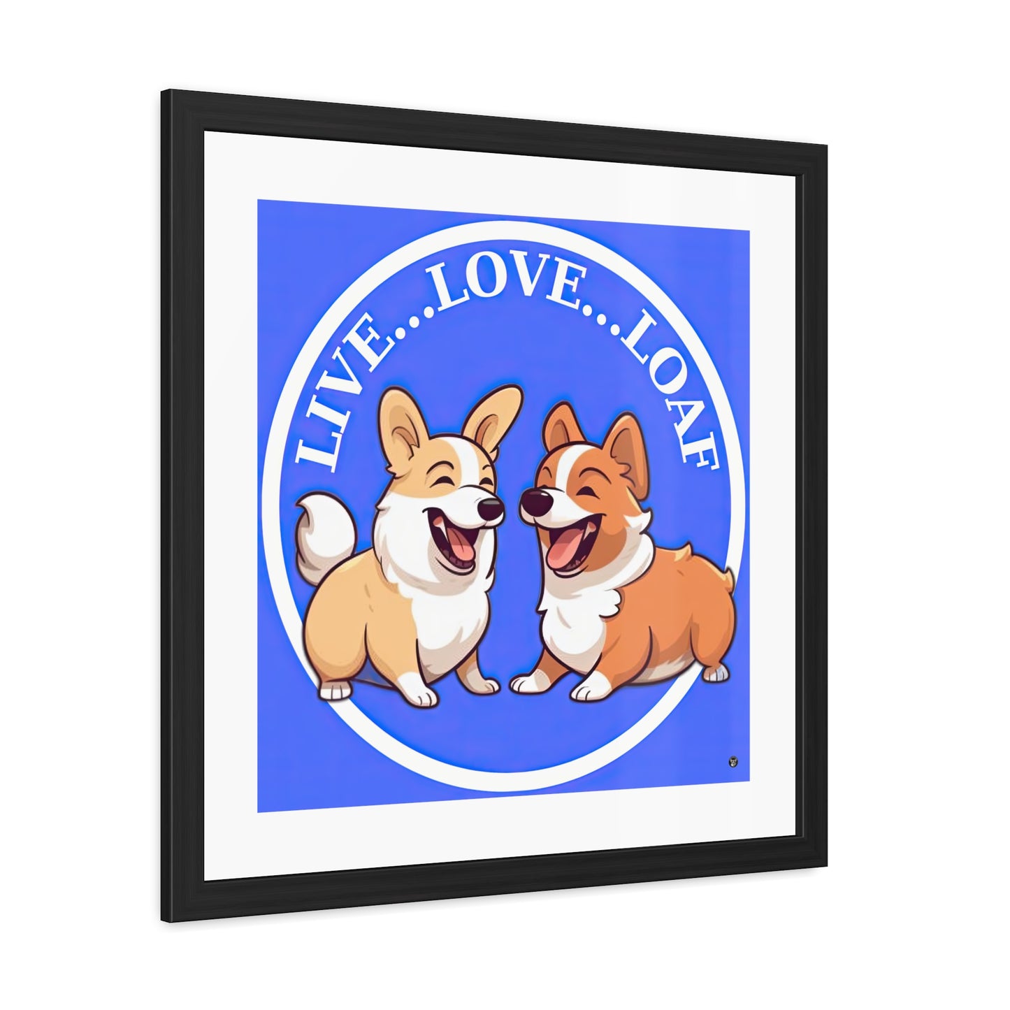 Live...Love...Loaf - Framed Print