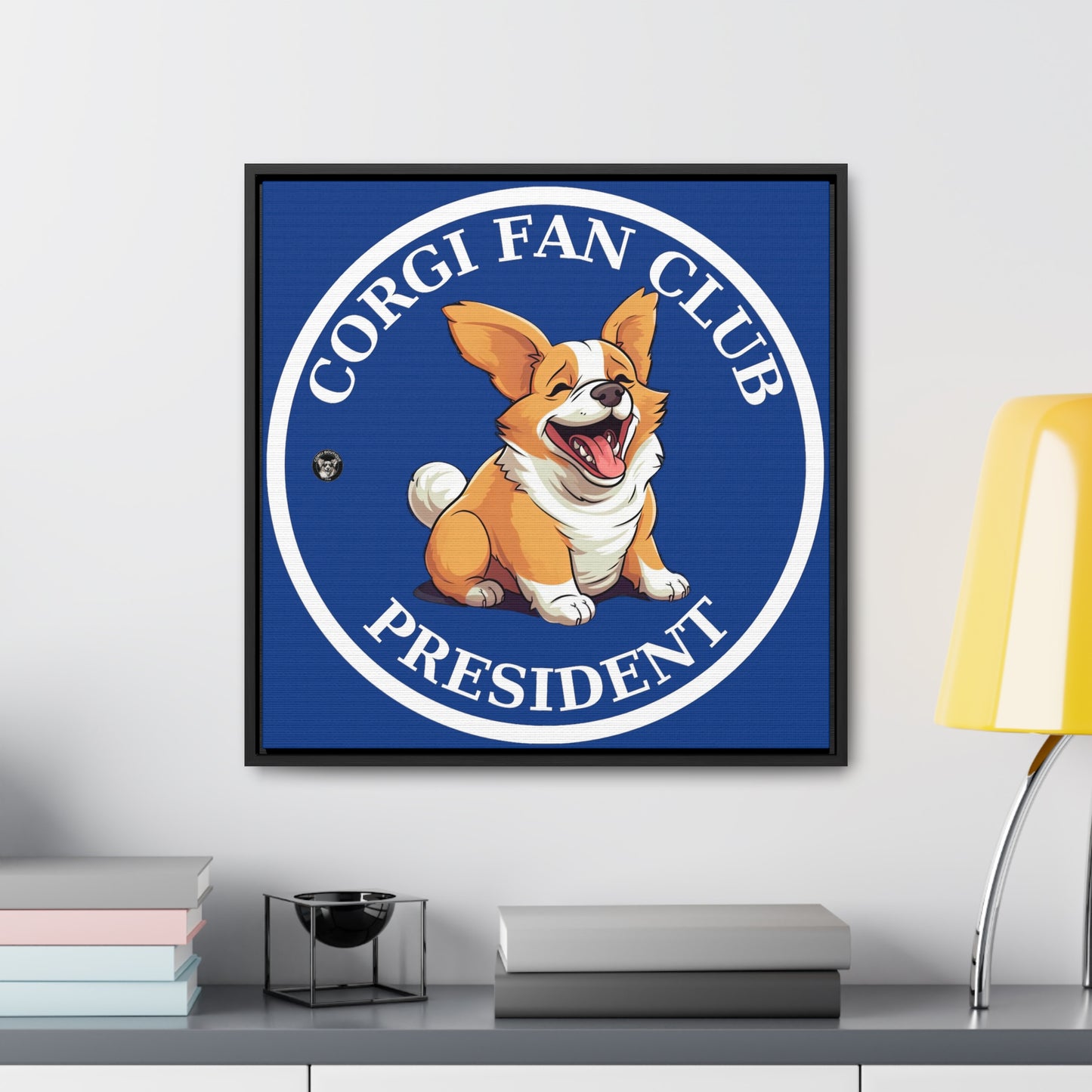 Fan Club President - Framed on Canvas