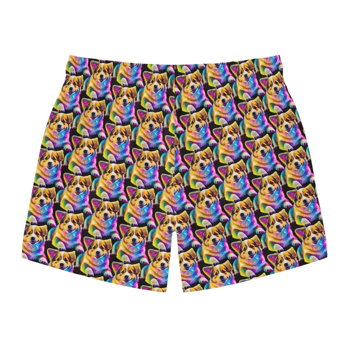 Colorful Corgi - Swim Trunks