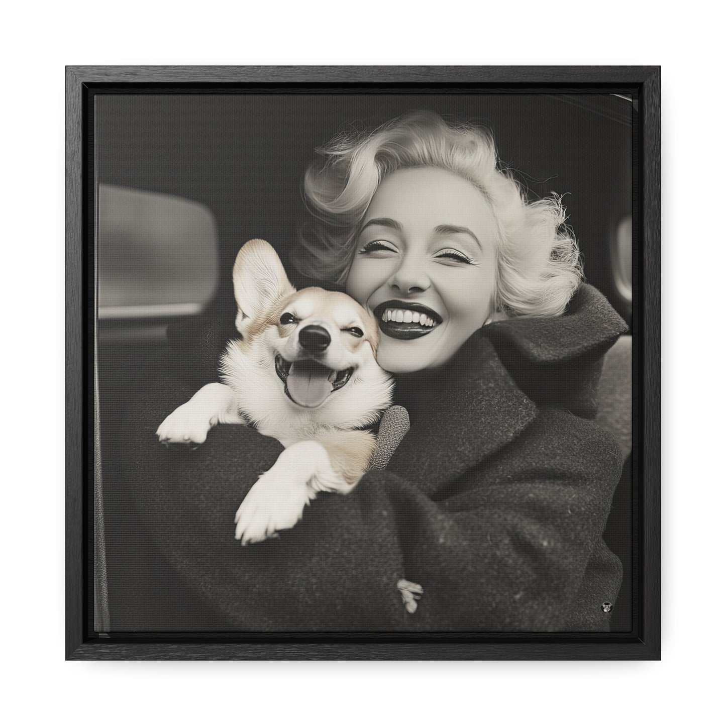 Marilyn's Bestie - Framed on Canvas