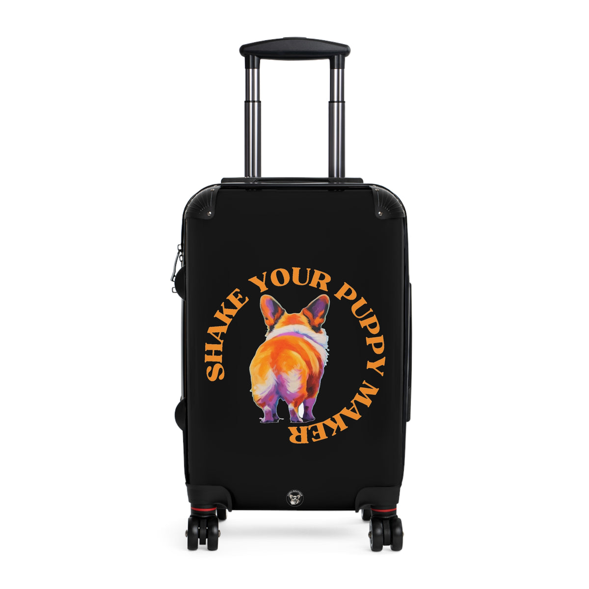 Shake Your Puppy Maker Travel Suitcases — Corgi Butt Rolling Luggage