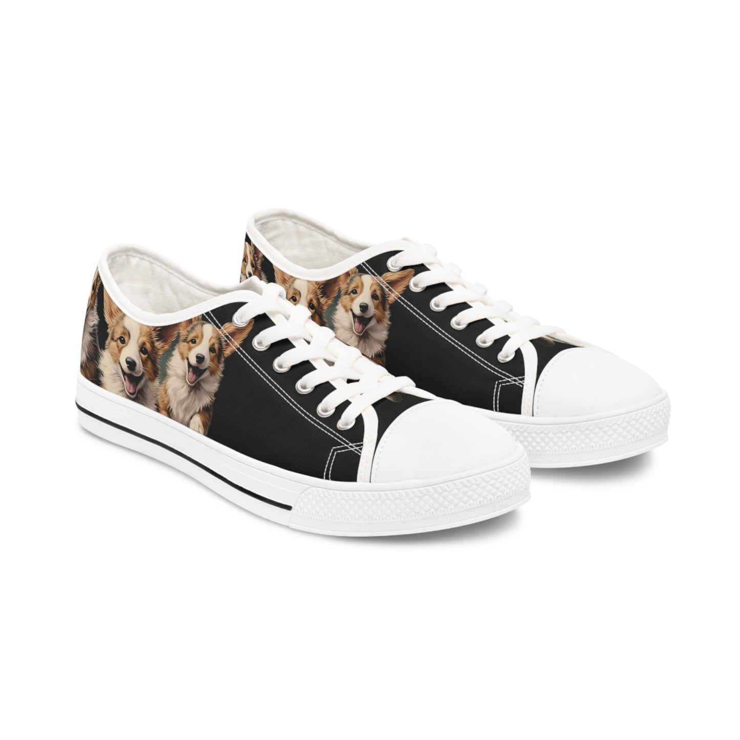 Corgi Crew - Women's Low Top Sneakers