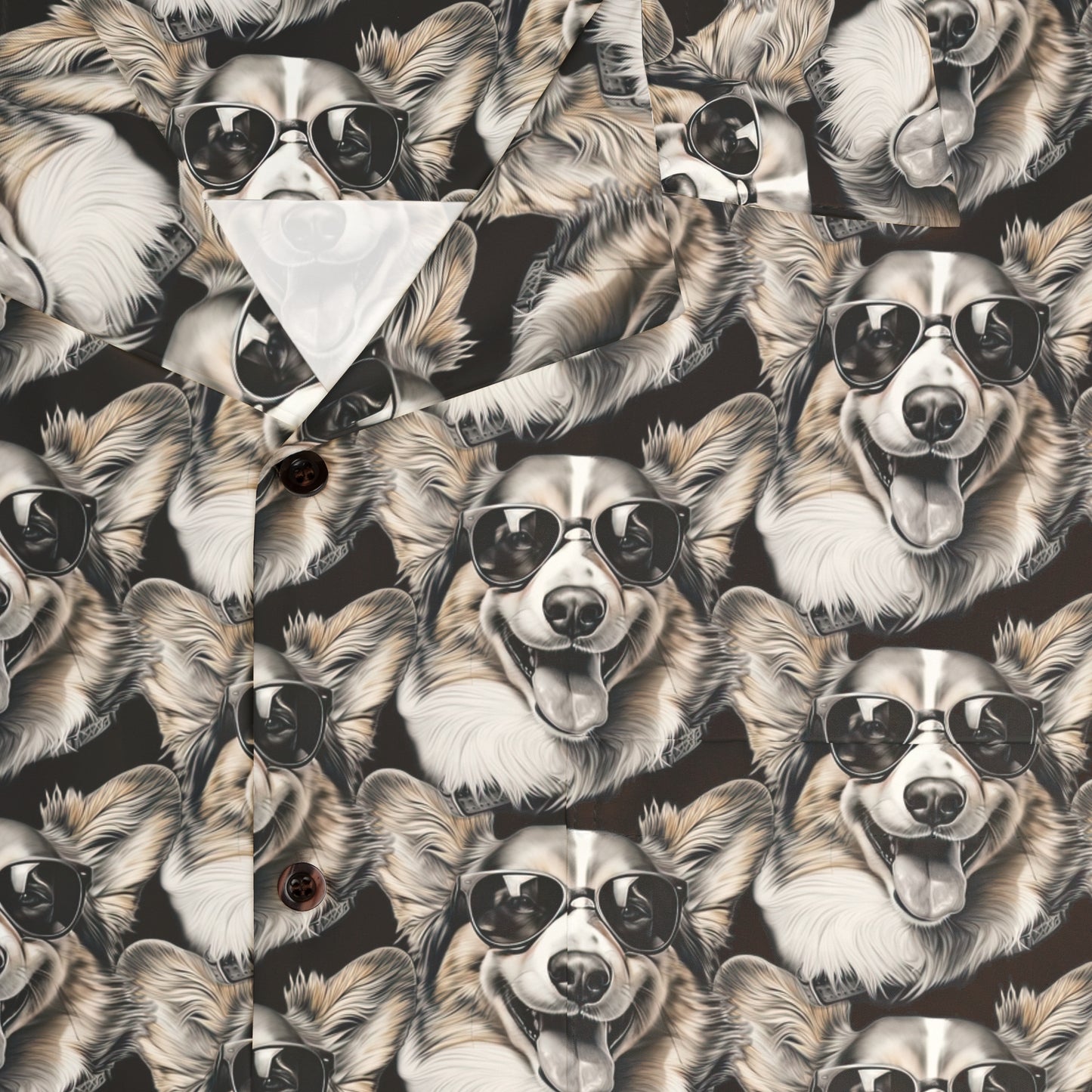 Corgi Cool Hawaiian Shirt