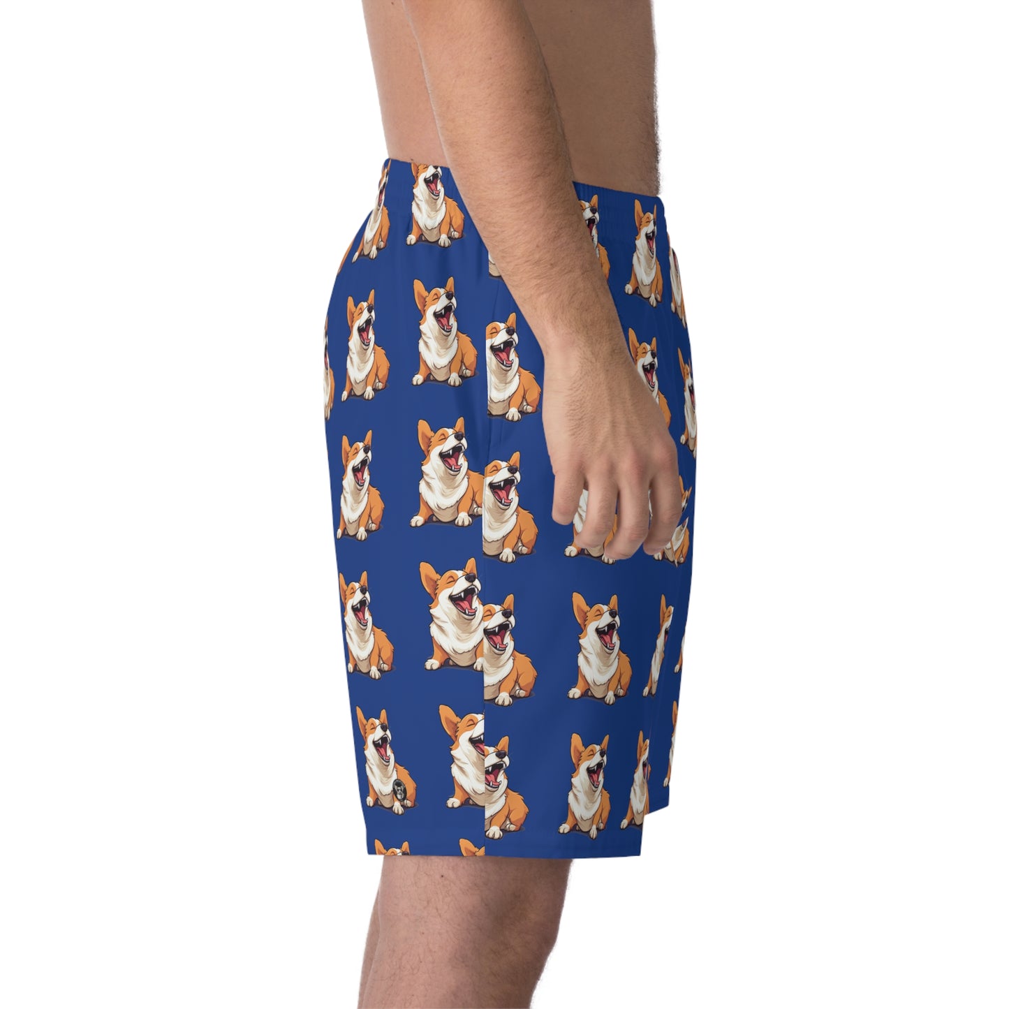 Comical Corgi Mosaic - Board Shorts